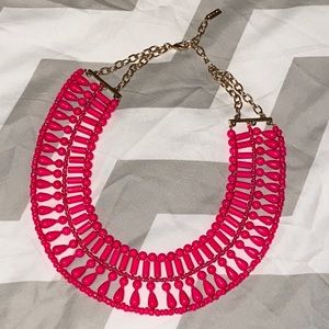Hot pink necklace